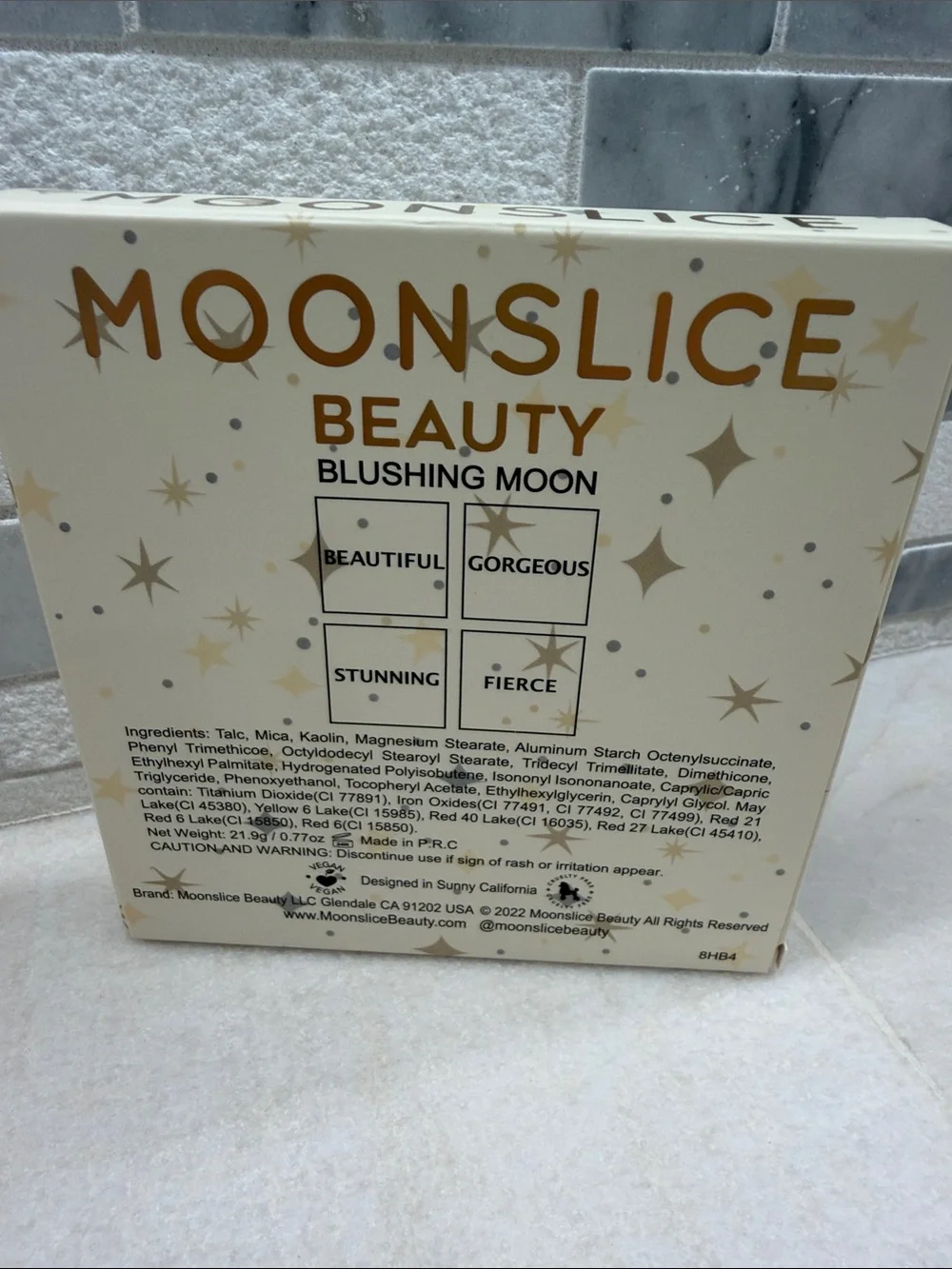 MOONSLICE BEAUTY BLUSHING MOON Blush Palette ~ New